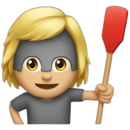 sign spinner emoji