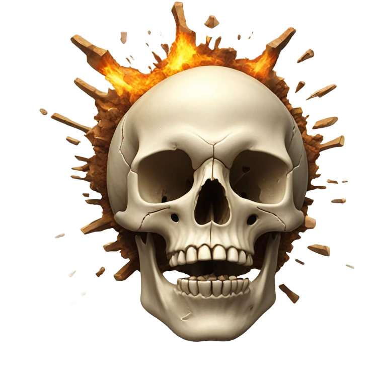 Exploding skull  emoji