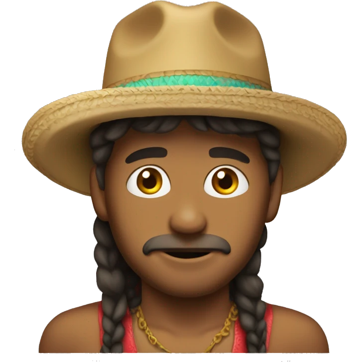 Una rata con un sombrero emoji