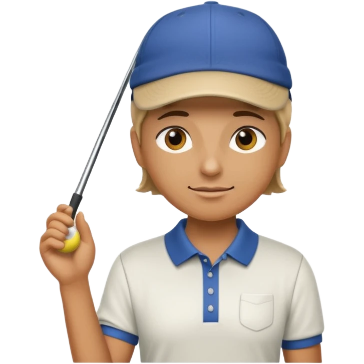 Me playing golf emoji