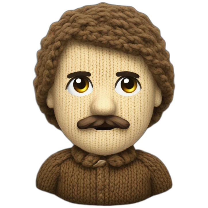 A knitted character named führer emoji