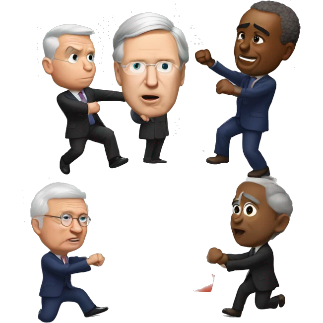 McConnell fighting Schumer  emoji