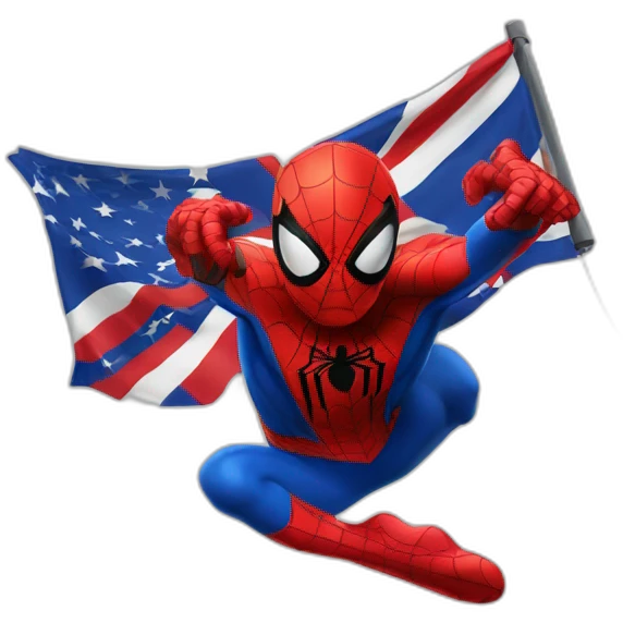 SpiderMan flag emoji