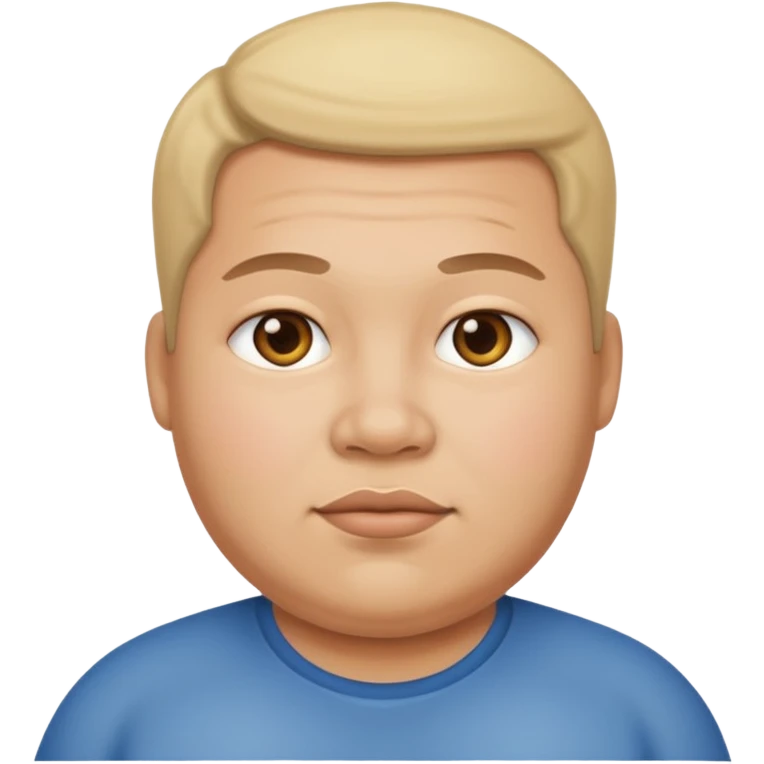 Mixed fat person emoji