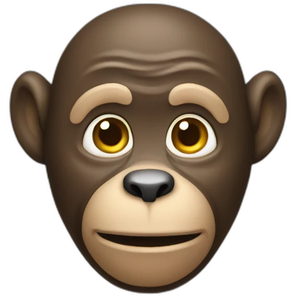 Un singe de l'espace emoji