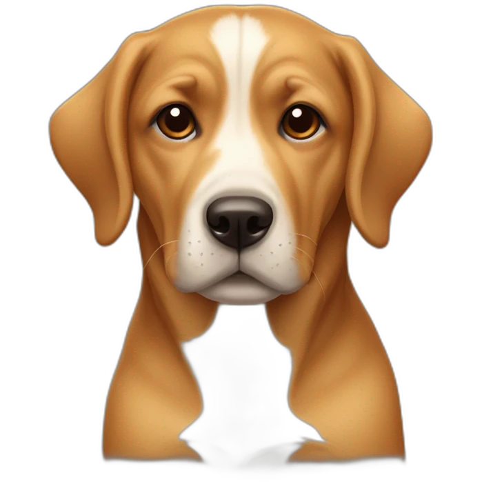 Cachorro caramelo dormindo emoji