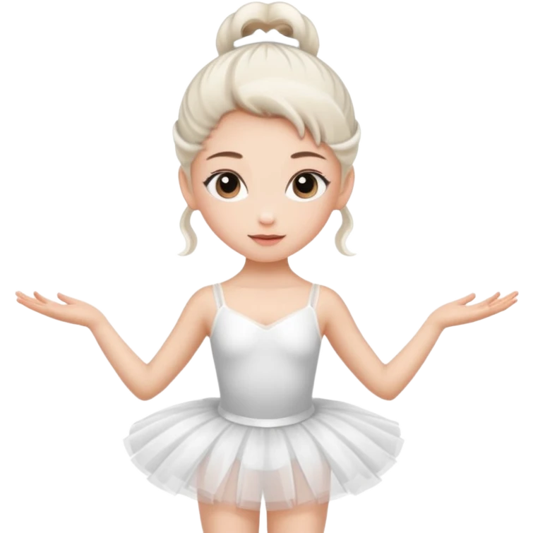 ballerina with tutu emoji