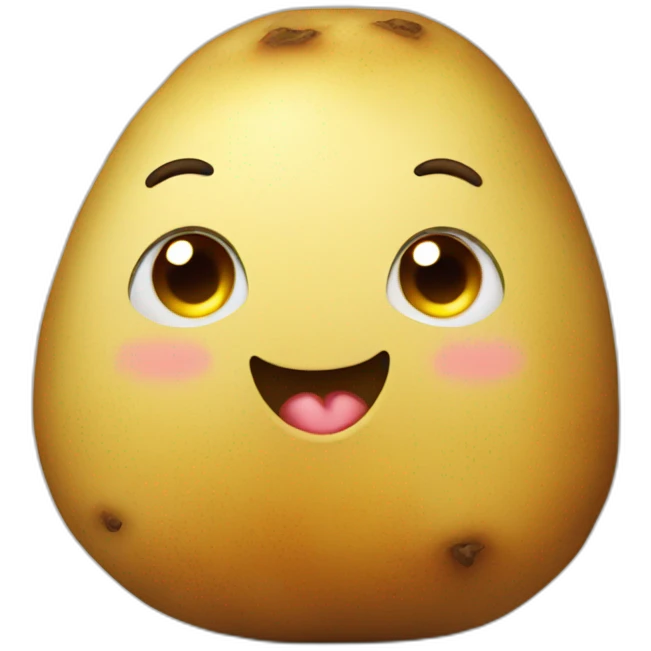 cute potato emoji