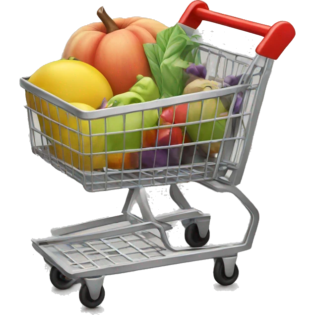 full shopping cart emoji