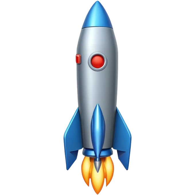 spatial rocket emoji