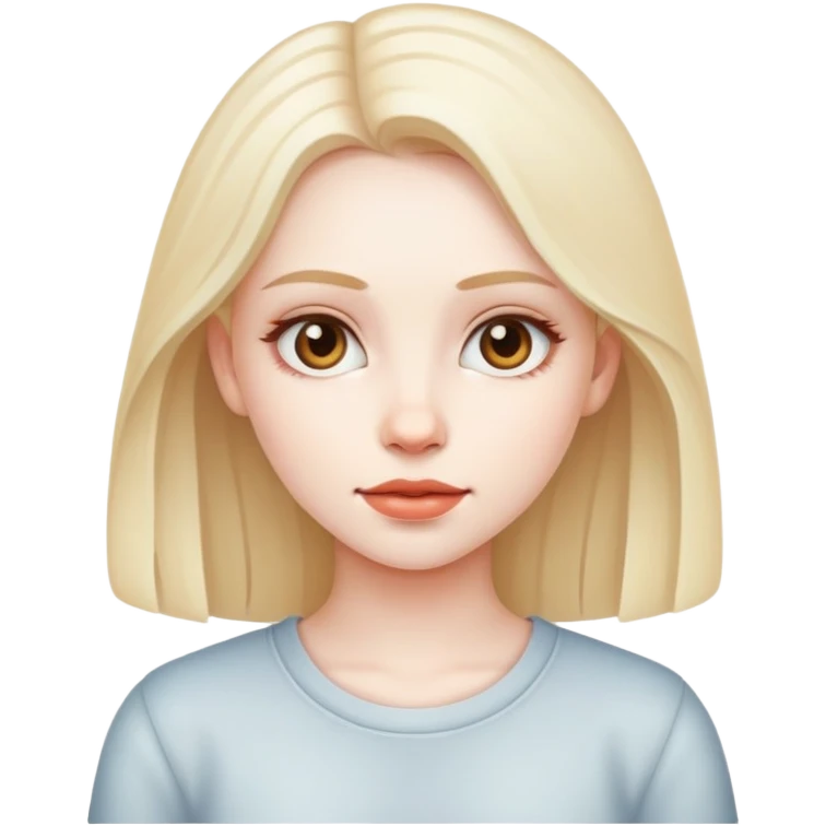Ugly girl  emoji