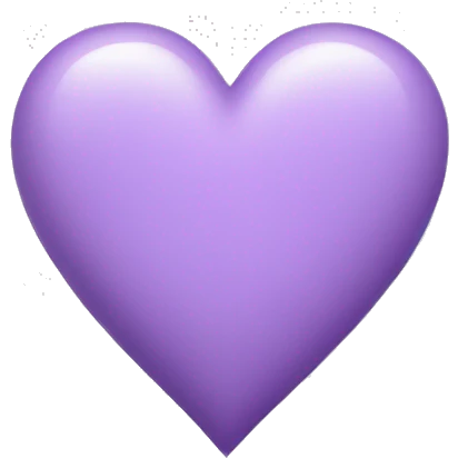 light purple heart emoji