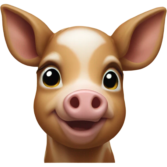 Deer pig emoji