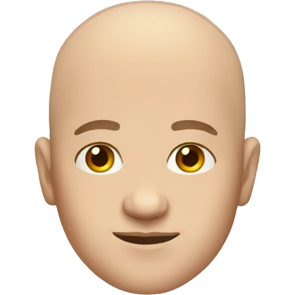 bald male portrait emoji