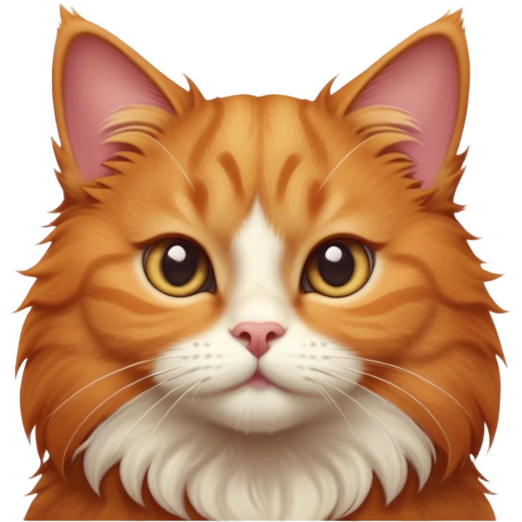 cinematic-adorable-big-eyed-fluffy-solid ginger-persian-cat-portrait-emoji,-head-tilted-playfully-with-a-sweet-expression,-fluffy-solid ginger-fur,-simplified-yet-irresistibly-cute-features-with-large,-expression, solid ginger cat emoji