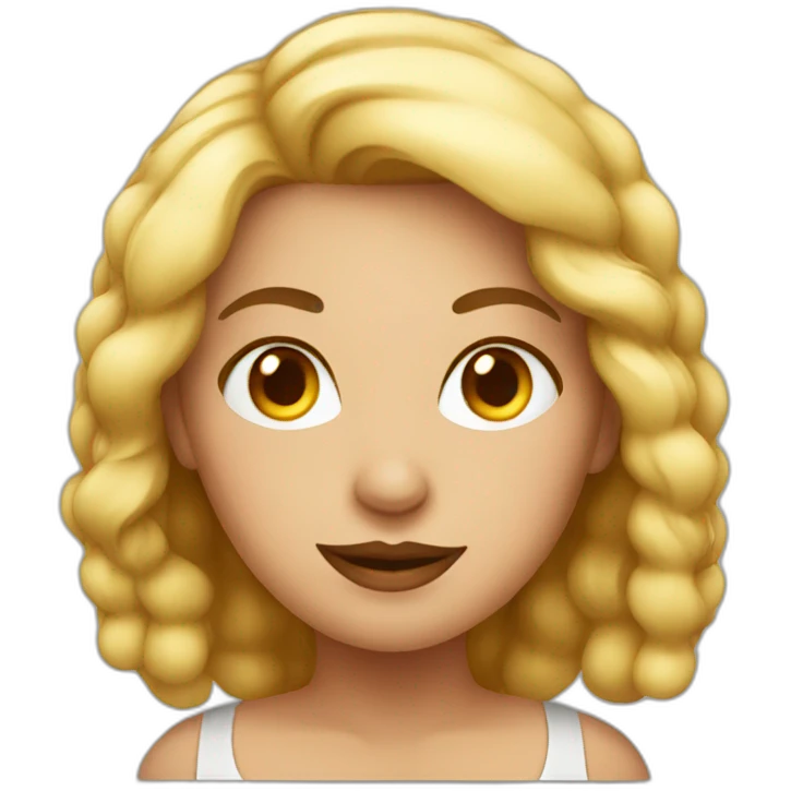 buxom woman emoji