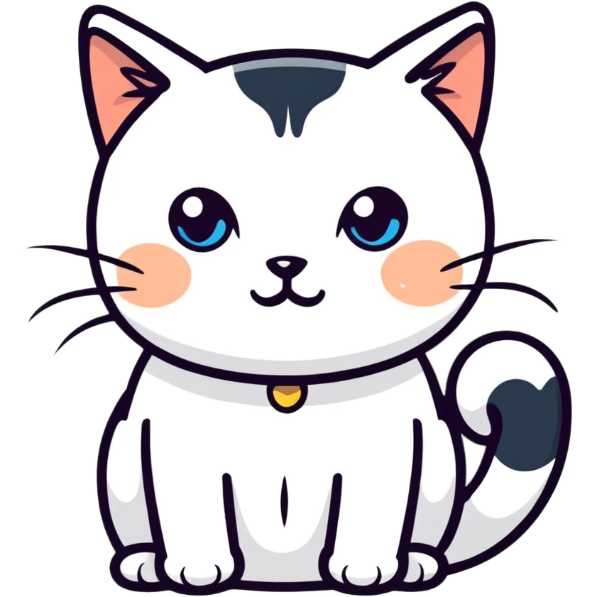 A cat crying emoji