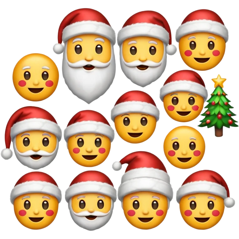 Christmas emojis emoji