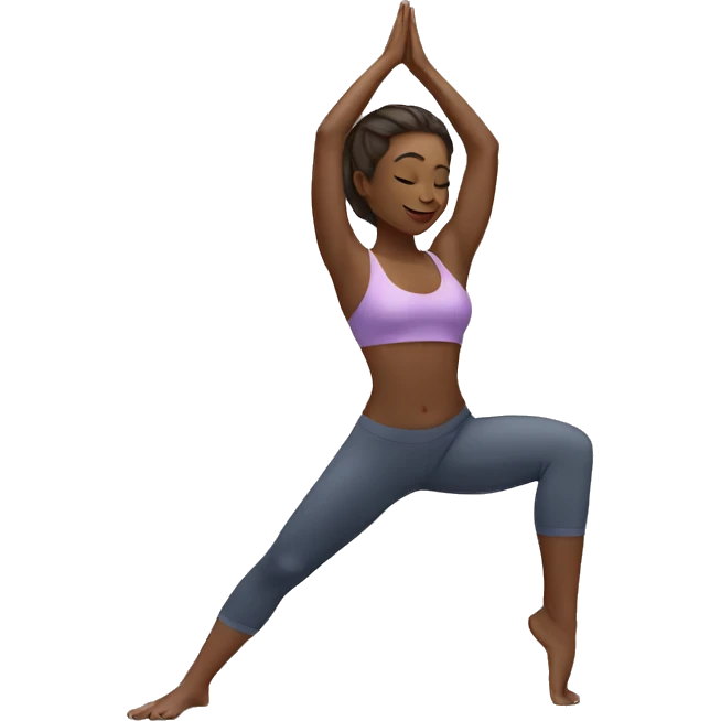 Yoga girl  emoji