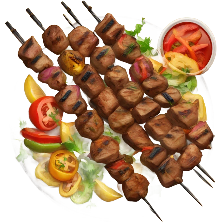 Hello welcome delicious kebab emoji