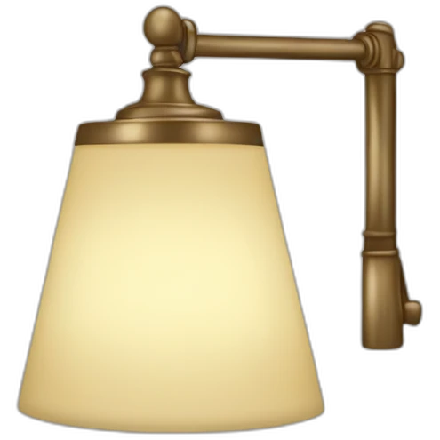Une lampe avec un abat jour décoré avec des punaises de lit emoji