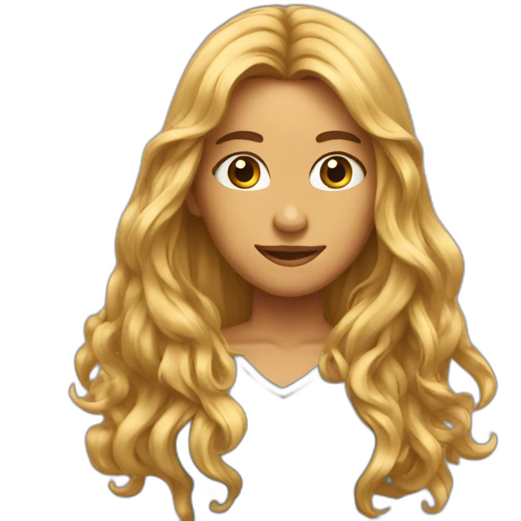 sexy long hair emoji