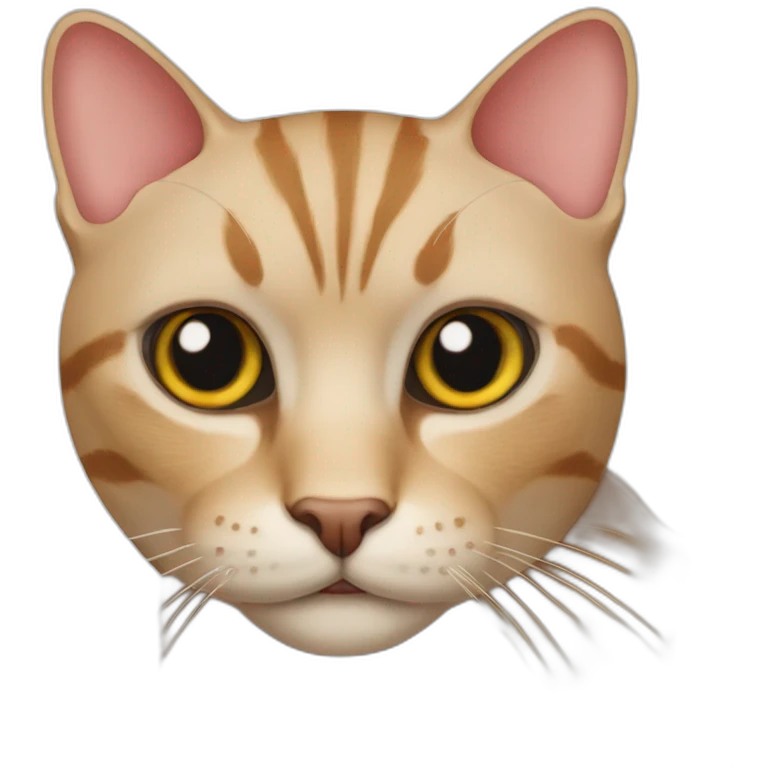 A skinless cat emoji