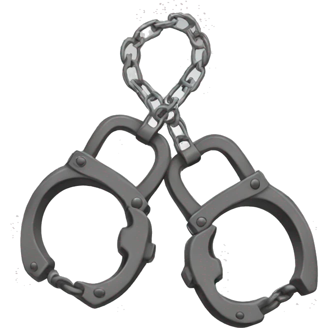 open handcuffs  emoji