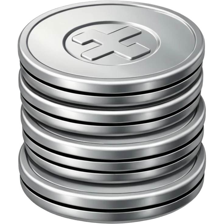 a stack of three coinsa stack of three coins emoji