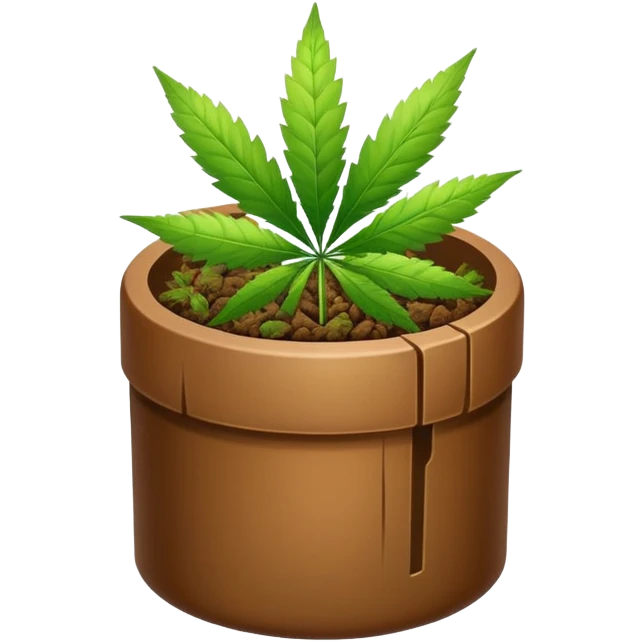 Weed piled up next to backwoods emoji