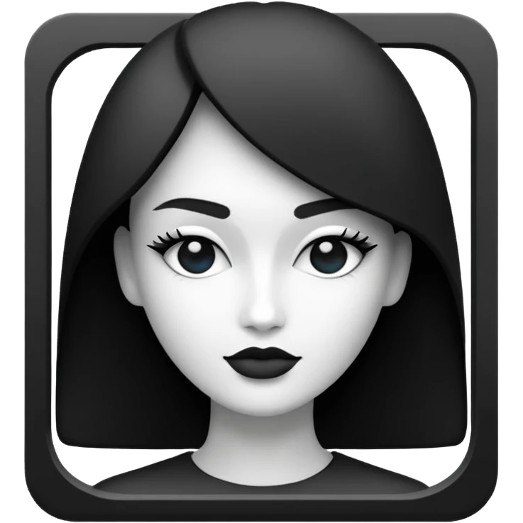 square icon depicting fashion emoji