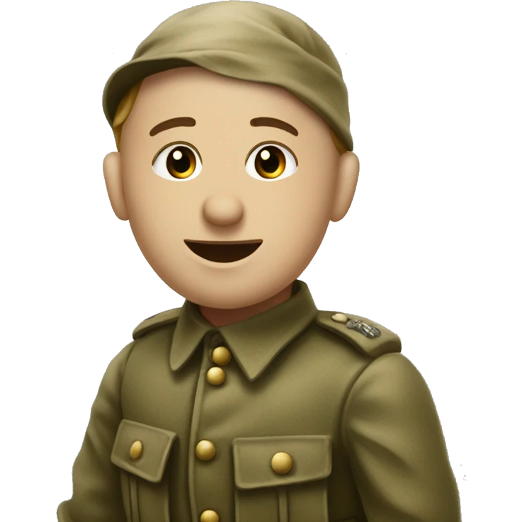 disabled ww1 soldie with amputation emoji