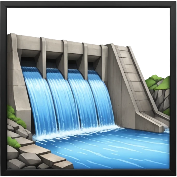 water dam emoji