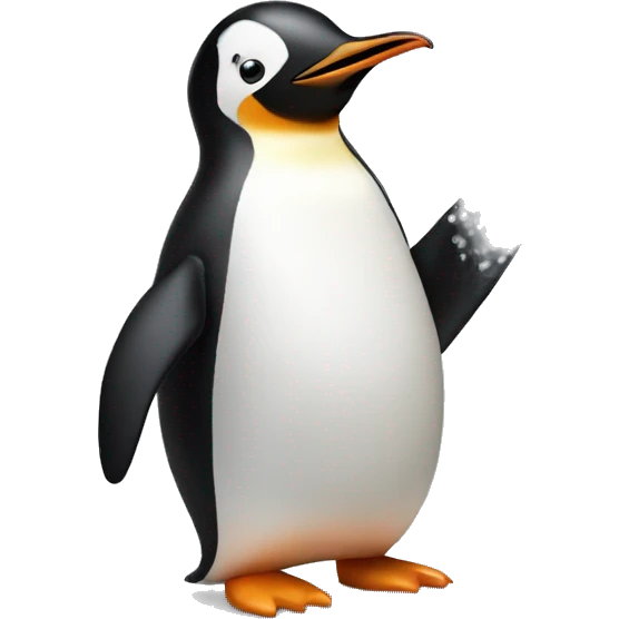 penguin farting emoji