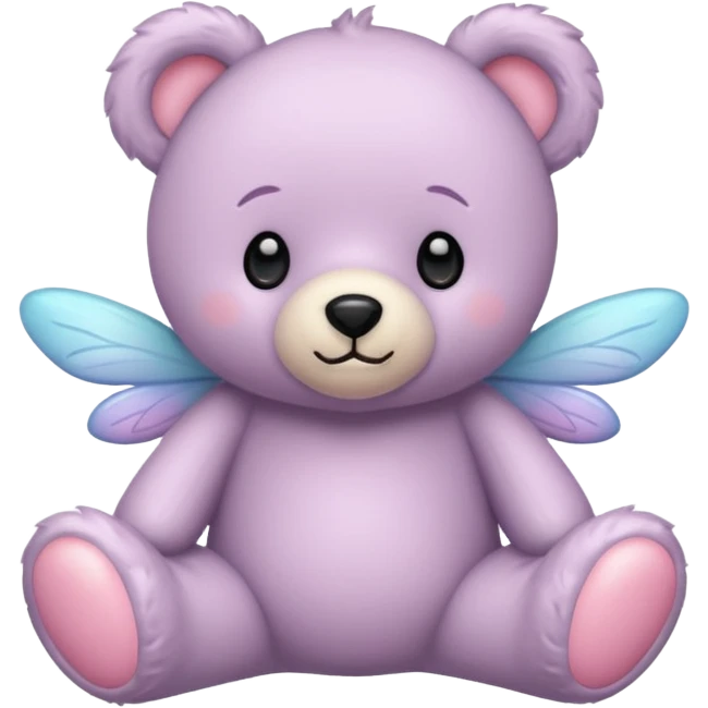 Fairy teddy emoji