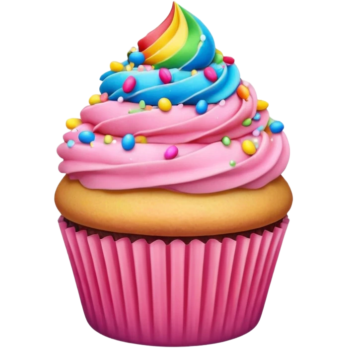 cupcake rosa emoji