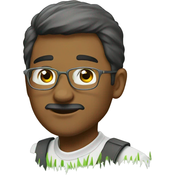 standing grass in a portrait view going from edge to edge emoji