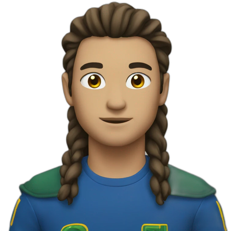 Feu blue  emoji
