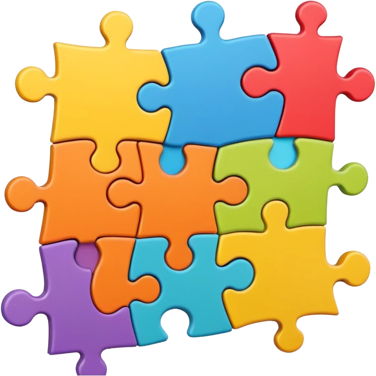 puzzle pieces fitting together emoji
