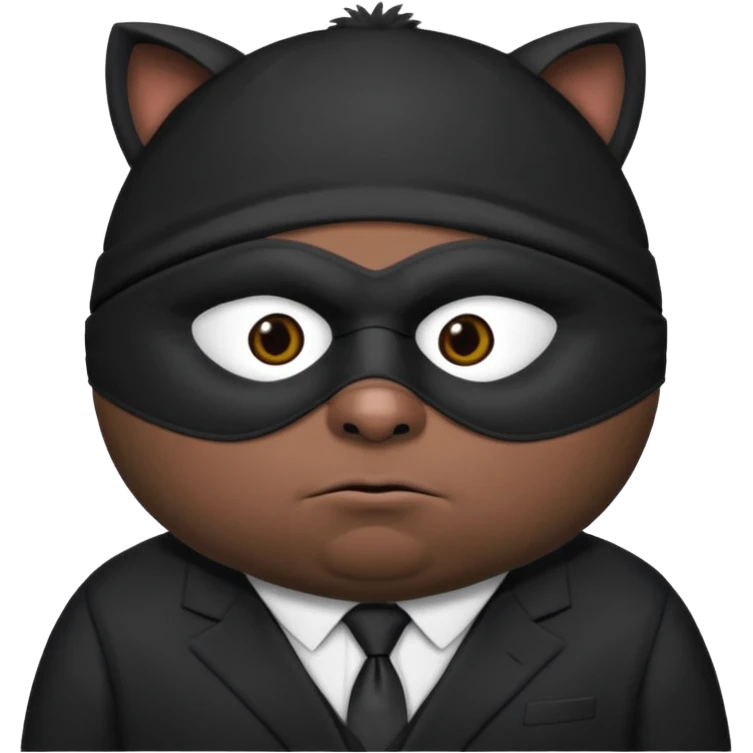 South Park Eric cartman as the coon emoji