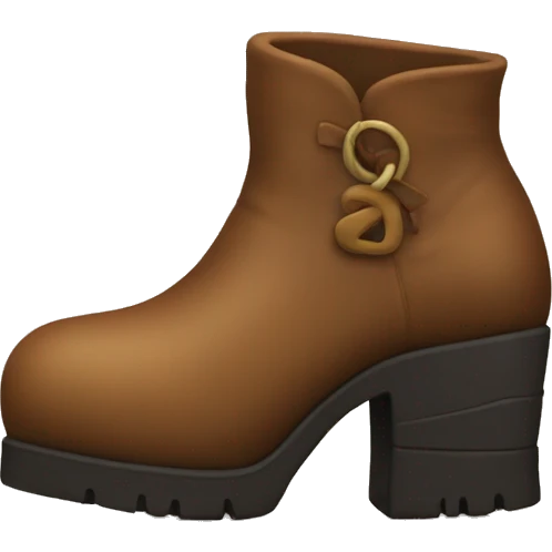 A bootie emoji
