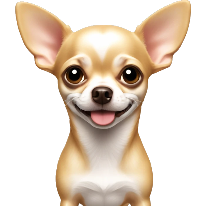 Apple headed Chihuahua ￼ emoji