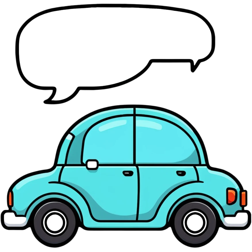 cute car going brr brr with sound effects emoji