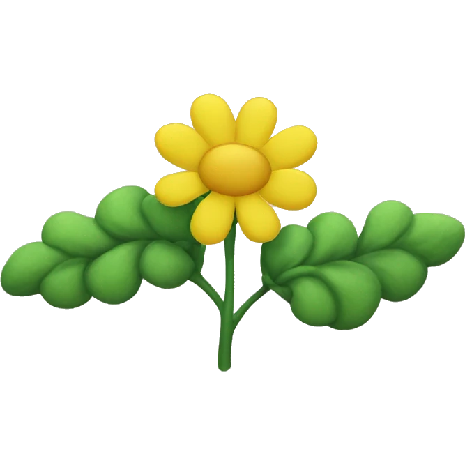 canola flowes emoji