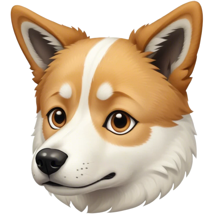 Karelian-Finnish Laika dog emoji