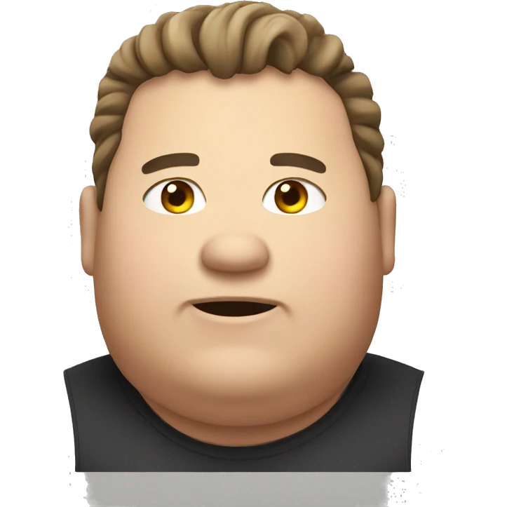Fat man emoji