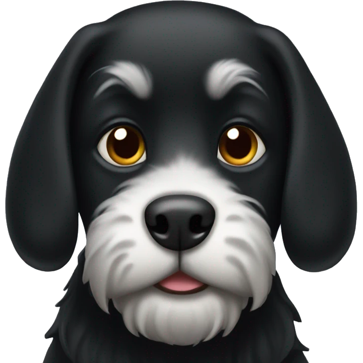 black dog emoji