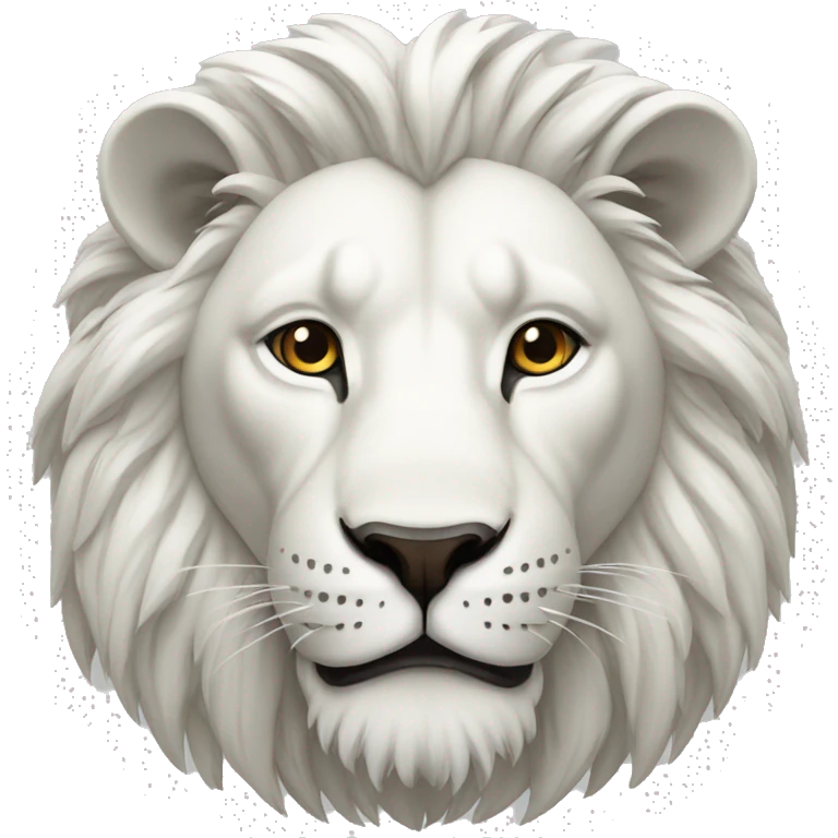 Lion blanc emoji