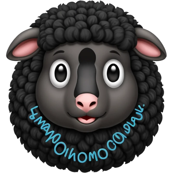 black sheep emoji