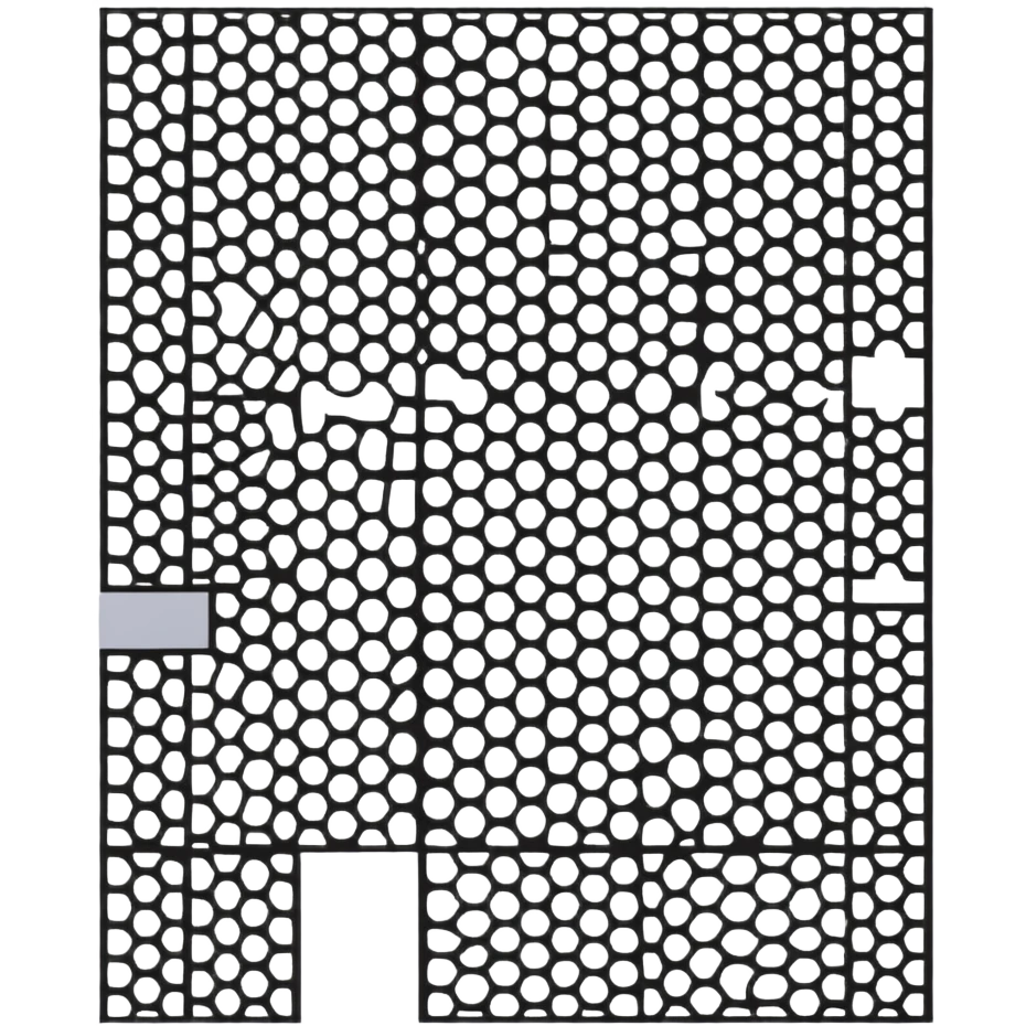 black and white checkered square emoji